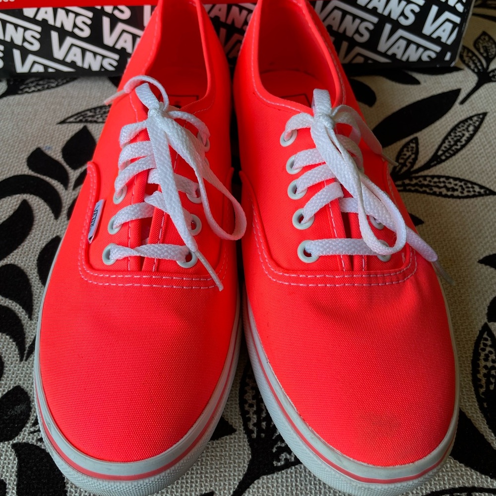 New in box (neon) Coral Vans